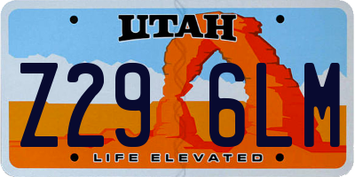 UT license plate Z296LM