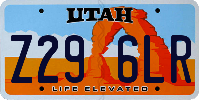 UT license plate Z296LR