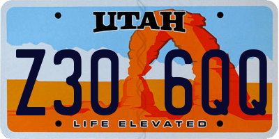 UT license plate Z306QQ