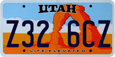 UT license plate Z326CZ