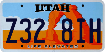 UT license plate Z328IH