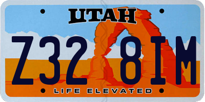 UT license plate Z328IM