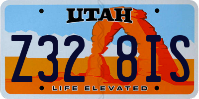 UT license plate Z328IS