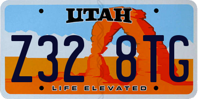 UT license plate Z328TG