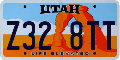 UT license plate Z328TT