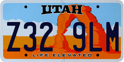 UT license plate Z329LM