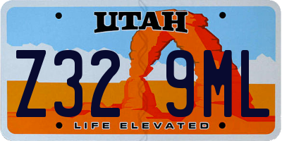 UT license plate Z329ML