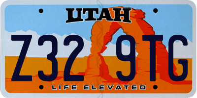 UT license plate Z329TG