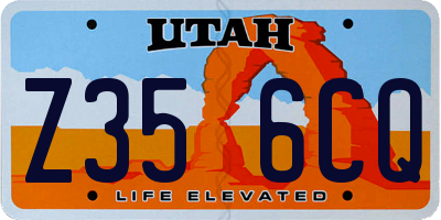 UT license plate Z356CQ
