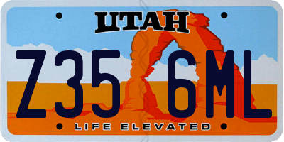 UT license plate Z356ML