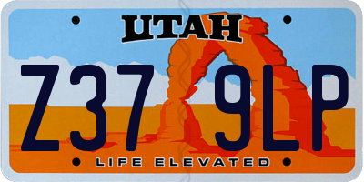 UT license plate Z379LP