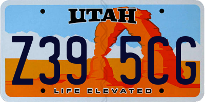 UT license plate Z395CG