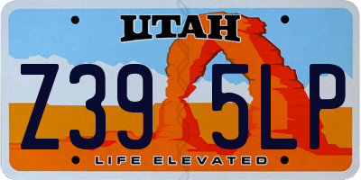 UT license plate Z395LP