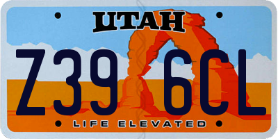 UT license plate Z396CL