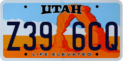 UT license plate Z396CQ