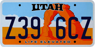 UT license plate Z396CZ