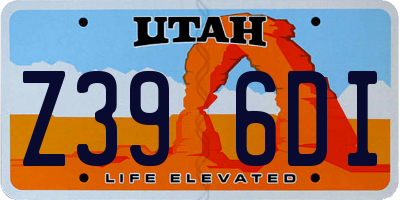 UT license plate Z396DI