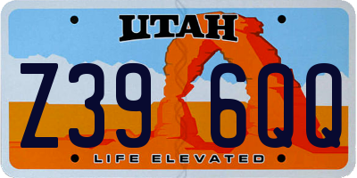 UT license plate Z396QQ