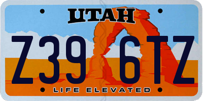 UT license plate Z396TZ