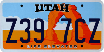 UT license plate Z397CZ