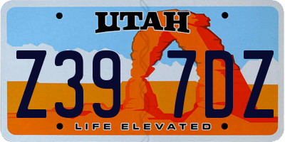 UT license plate Z397DZ
