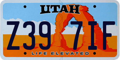 UT license plate Z397IF