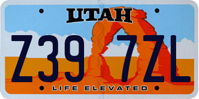 UT license plate Z397ZL