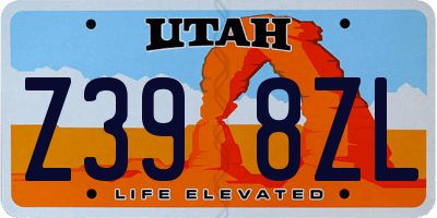 UT license plate Z398ZL