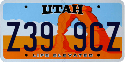 UT license plate Z399CZ