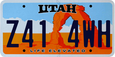 UT license plate Z414WH