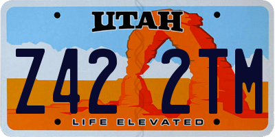 UT license plate Z422TM