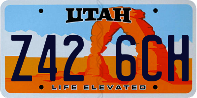 UT license plate Z426CH