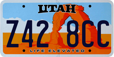 UT license plate Z428CC