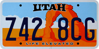 UT license plate Z428CG