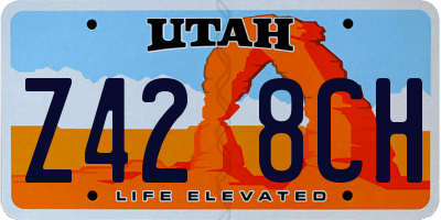 UT license plate Z428CH