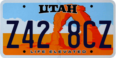 UT license plate Z428CZ
