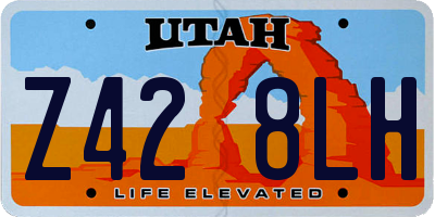 UT license plate Z428LH