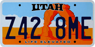 UT license plate Z428ME