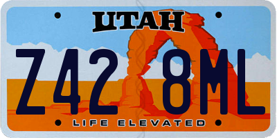 UT license plate Z428ML