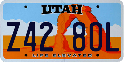 UT license plate Z428OL