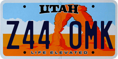 UT license plate Z440MK