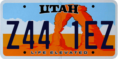 UT license plate Z441EZ