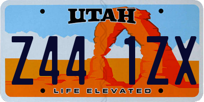 UT license plate Z441ZX