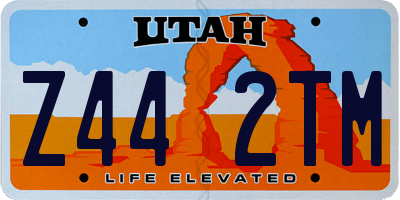 UT license plate Z442TM