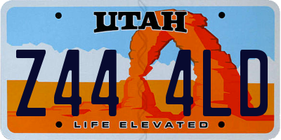 UT license plate Z444LD