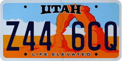 UT license plate Z446CQ
