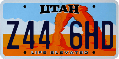 UT license plate Z446HD