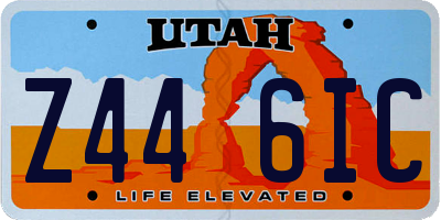 UT license plate Z446IC