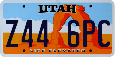 UT license plate Z446PC
