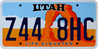 UT license plate Z448HC